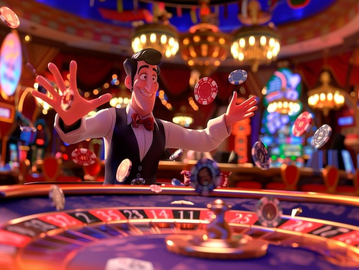 Main game reels and payline alignment
